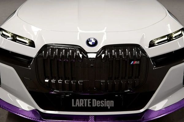 بی‌ام‌و سری ۷ با چهره‌ جوکر متولد شد /عکس